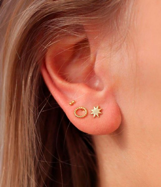 My Jewellery  Little Dots Stud gold colored (1200)