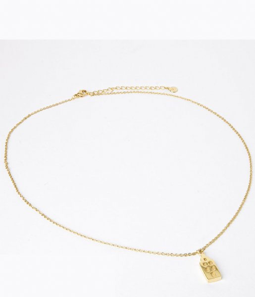 My Jewellery  Ketting Amsterdam huisjes gold colored