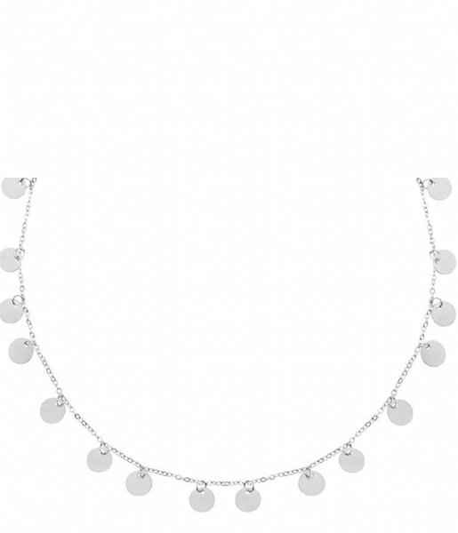 My Jewellery  Long Coin Necklace silver colored (1500)