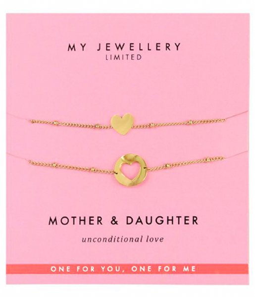 My Jewellery  Mother & Daughter Bracelet goudkleurig (1200)