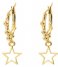 My Jewellery  Open Star Earrings Dots goudkleurig (1200)