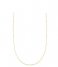 My Jewellery  Twisted Basic Necklace Long gold colored (1200)