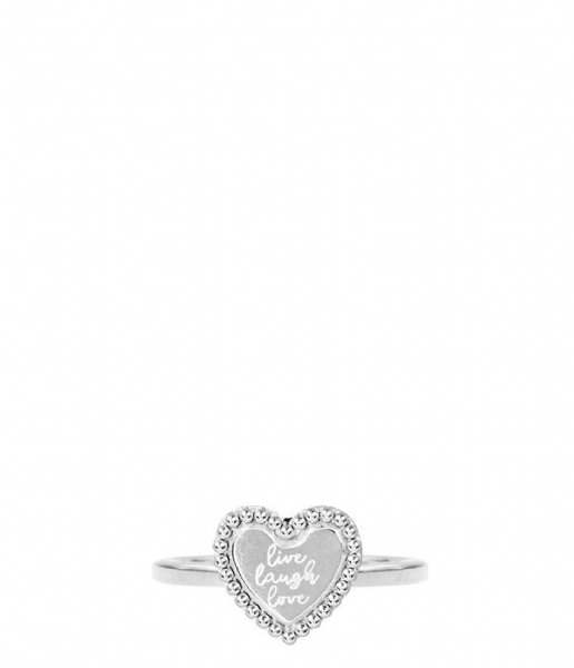 My Jewellery  Charm Ring Live Laugh Love silver (1500)