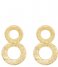 My Jewellery  Double Circle Statement Earring goudkleurig (1200)