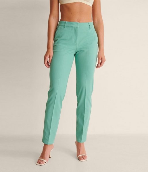 NA-KD  Fitted Suit Pants Eden Green