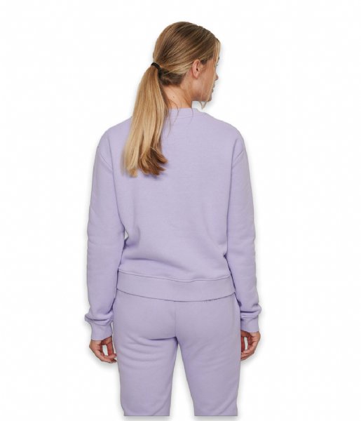 NA-KD  Organic Logo Basic Sweater Lavender