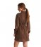 NA-KD  Belted Mini Dress Dark Brown