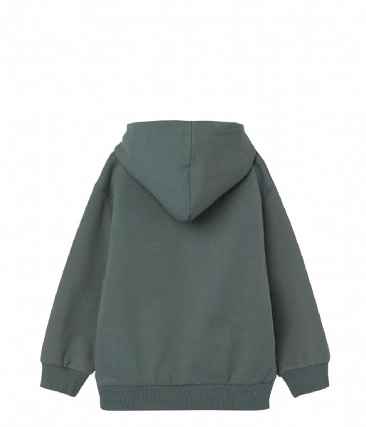 Name It  Olav Sweat With Hood Brushed Balsam Green (#576664)