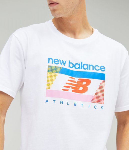 New Balance  Athletics Amplified Tee White (WT)
