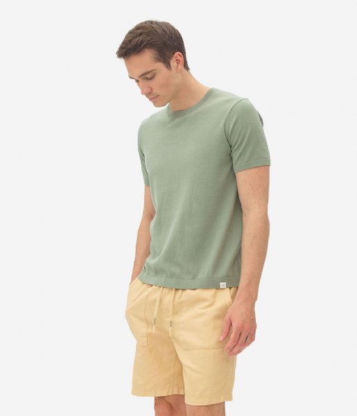 Nowadays  Knit Silk T-Shirt Malibu Green