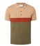 Nowadays  Knitted Structure Polo Burnt Olive