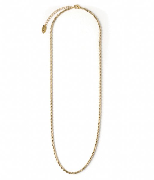 Orelia  Twisted Rope Necklace Chain Gold plated