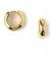 Orelia  Chunky Mini Hoop Earrings Gold plated