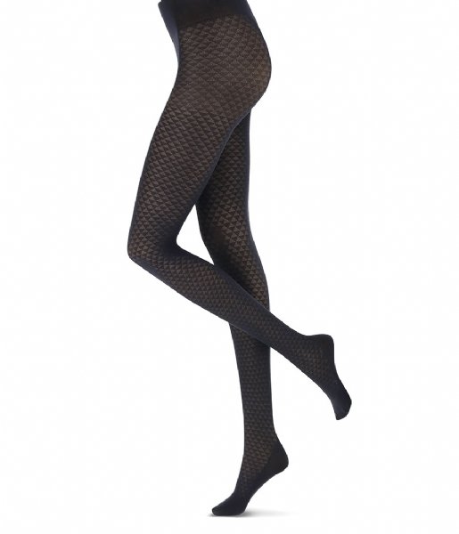 Oroblu  Eco Fashion 40 Panty Black Hexagon (S8R)