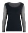Oroblu  Perfect Line T-Shirt Tulle Long Sleeves Black (9999)