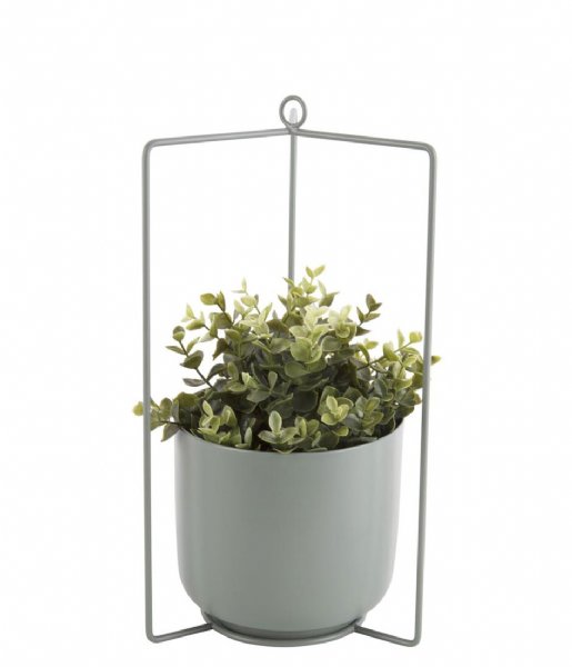 Present Time  Hanging plant pot Spatial iron Jade green (PT3464GR)