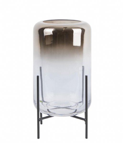 Present Time  Vase Silver Fade medium glass Glass (PT3521)