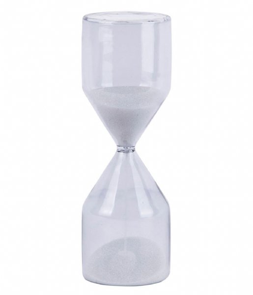 Present Time  Hourglass Fairytale large glass Grey (PT3548GY)