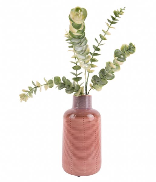 Present Time  Vase Bottle ceramic large Pink (PT3595PI)