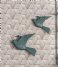 Present Time  Wall Hanger Origami Bird Small Matt Jungle Green (PT3616GR)
