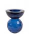 Present Time ljusstake Candle holder Crystal Art small Bowl Blue (PT3642BL)