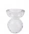 Present Time ljusstake Candle holder Crystal Art small Bowl Clear (PT3642CL)
