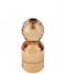 Present Time ljusstake Candle holder Crystal Art large Ball Sand Brown (PT3643SB)