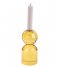 Present Time ljusstake Candle holder Crystal Art large Ball Yellow (PT3643YE)
