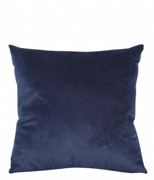 Present Time Dekorativa kudden Cushion Jacquard Leaves Dark Blue (PT3671)