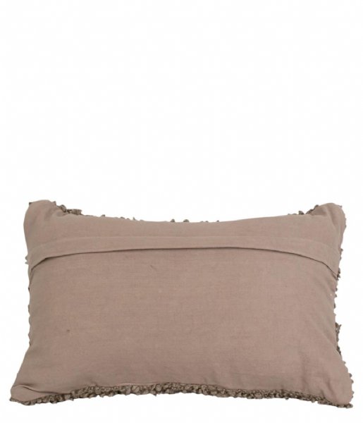 Present Time Dekorativa kudden Cushion Purity cotton Taupe Brown