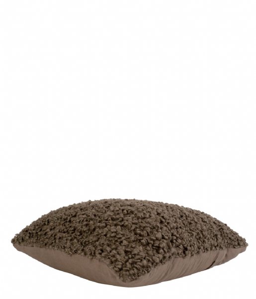 Present Time Dekorativa kudden Cushion Purity square cotton Taupe Brown