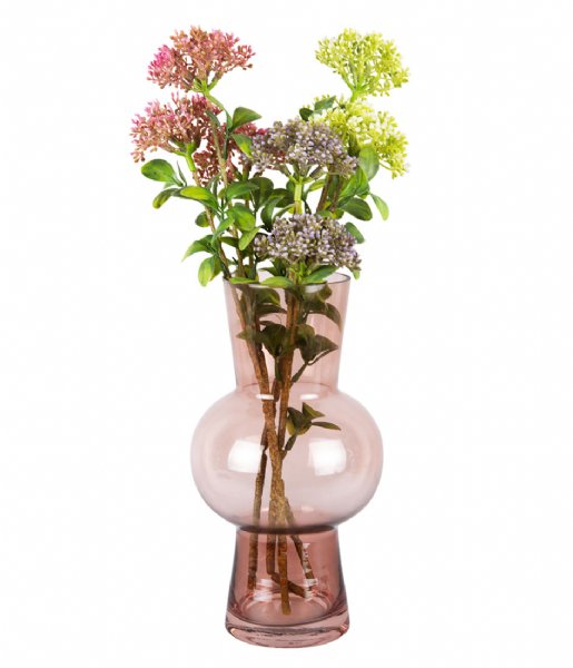 Present Time  Vase Gleam Sphere glass medium Faded Pink (PT3868PI)