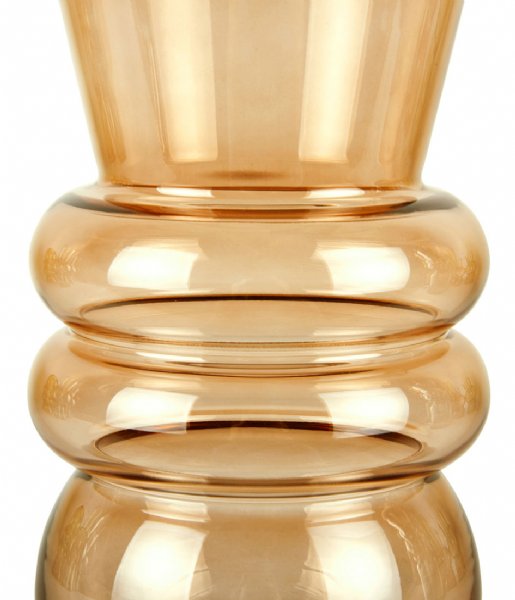 Present Time  Vase Flare glass medium Vanilla Yellow (PT3871YE)