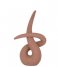 Present Time  Statue Abstract Art Knot polyresin Terracotta Orange (PT3750OR)