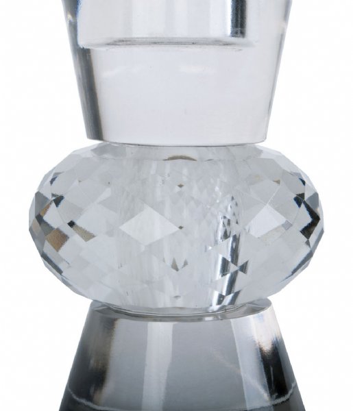 Present Time ljusstake Candle holder Crystal Art duo cone Clear (PT3758CL)