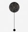 KarlssonWall clock Pendule Longue marble print Black (KA5860BK)