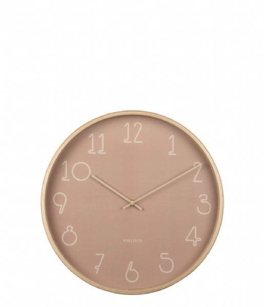 Karlsson  Wall clock Sencillo Faded Pink (KA5882PI)