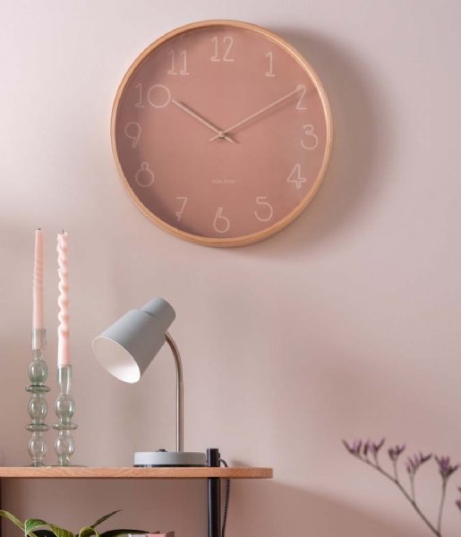 Karlsson  Wall clock Sencillo Faded Pink (KA5882PI)
