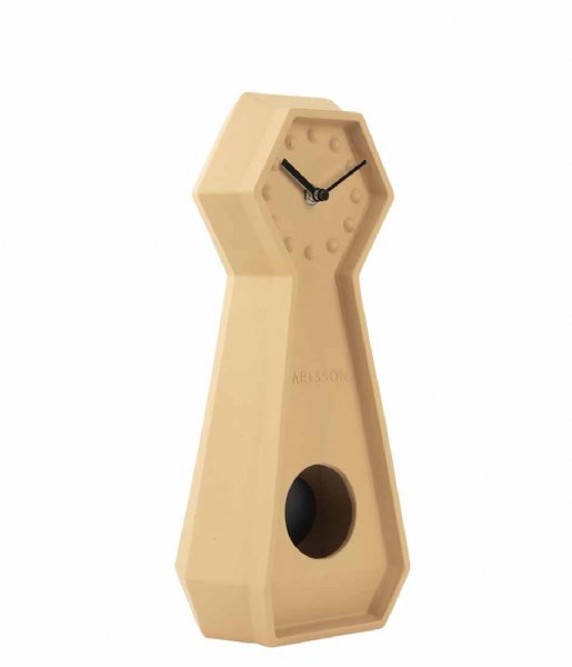 Karlsson  Table Clock Genuine Pendulum Ceramic Latte Brown (KA5887LB)