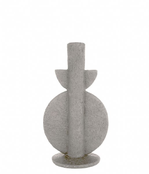 Present Time ljusstake Candle holder Bubble polyresin Warm Grey (PT3748WG)