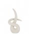 Present Time  Statue Abstract Art Knot polyresin Ivory (PT3750WH)