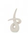 Present Time  Statue Abstract Art Knot polyresin Ivory (PT3750WH)