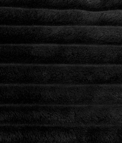 Present Time Dekorativa kudden Cushion Big Ribbed velvet Black (PT3802BK)