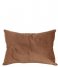 Present Time Dekorativa kudden Cushion Leather Look rectangle Cognac Brown (PT3804BR)