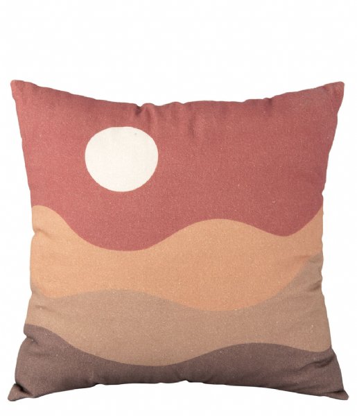 Present Time Dekorativa kudden Cushion Sunset square Clay Brown (PT3830BR)