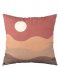 Present Time Dekorativa kudden Cushion Sunset square Clay Brown (PT3830BR)