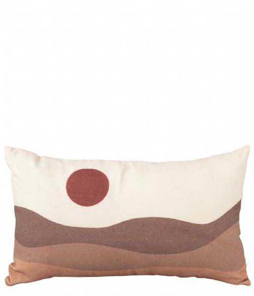 Present Time Dekorativa kudden Cushion Sunset rectangular Sand Brown (PT3831SB)