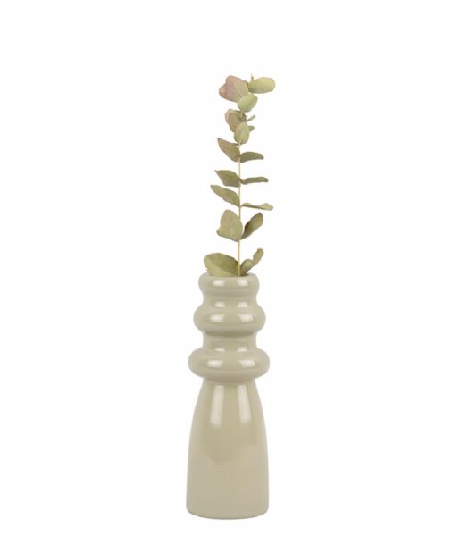 Present Time  Vase Sparkle Bottle Glass Jungle Green (PT3931GR)