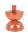 Present TimeCandle Holder Diabolo Glass Burned Orange (PT3926OR)