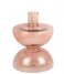 Present Time ljusstake Candle Holder Diabolo Glass Faded Pink (PT3926PI)